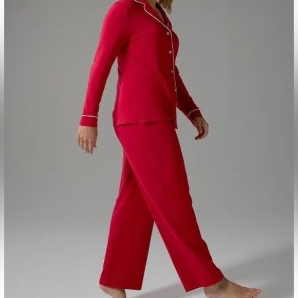 NWT Soma Embraceable Long Sleeve Pajama Set ~ Home At Last ~ SMALL - Picture 3 of 8